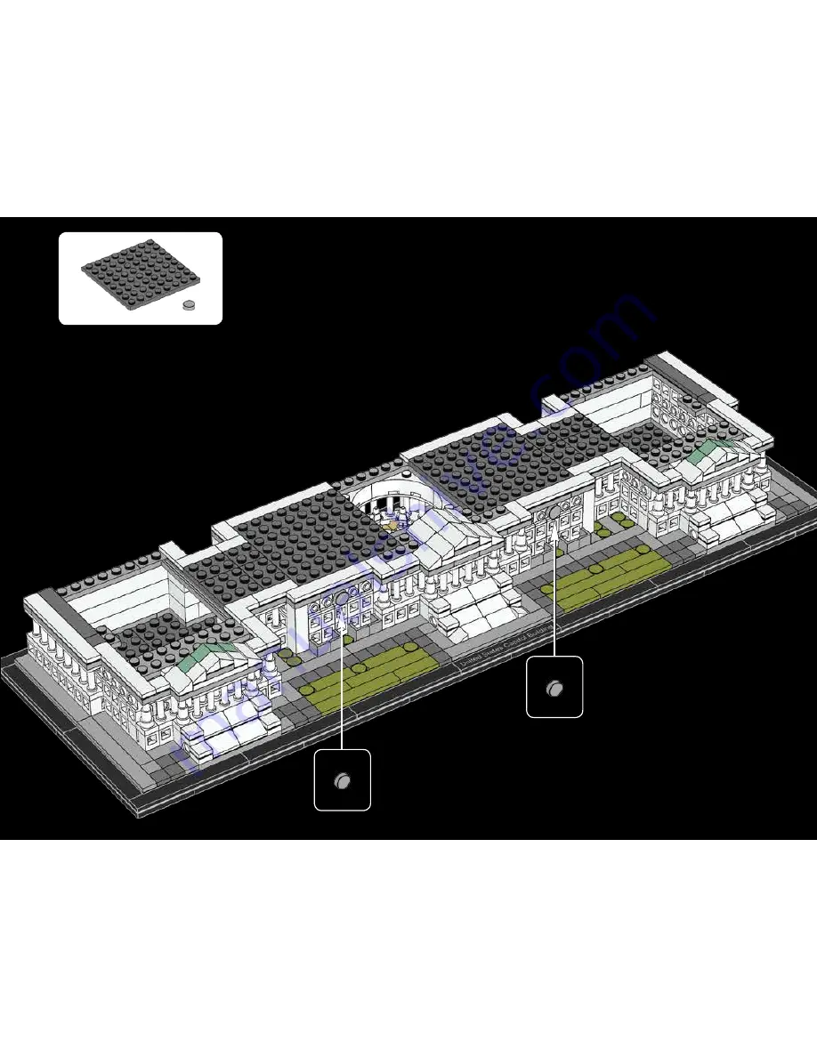 LEGO ARCHITECTURE 21030 UNITED STATES CAPITOL BUILDING Скачать руководство пользователя страница 125