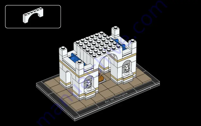 LEGO Architecture 21036 Manual Download Page 44