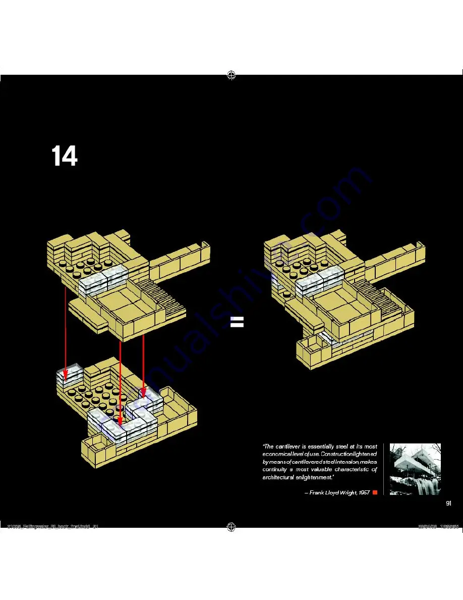 LEGO Architecture Fallingwater Скачать руководство пользователя страница 91