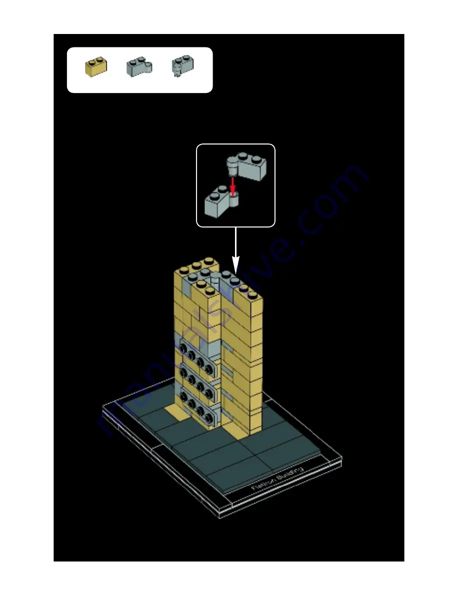 LEGO Architecture Flatiron Building 21023 Скачать руководство пользователя страница 52