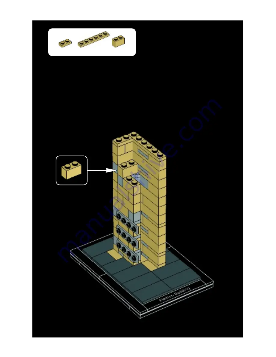 LEGO Architecture Flatiron Building 21023 Скачать руководство пользователя страница 57