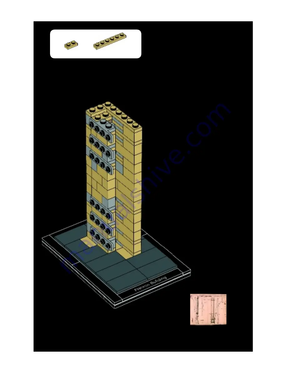 LEGO Architecture Flatiron Building 21023 Скачать руководство пользователя страница 65