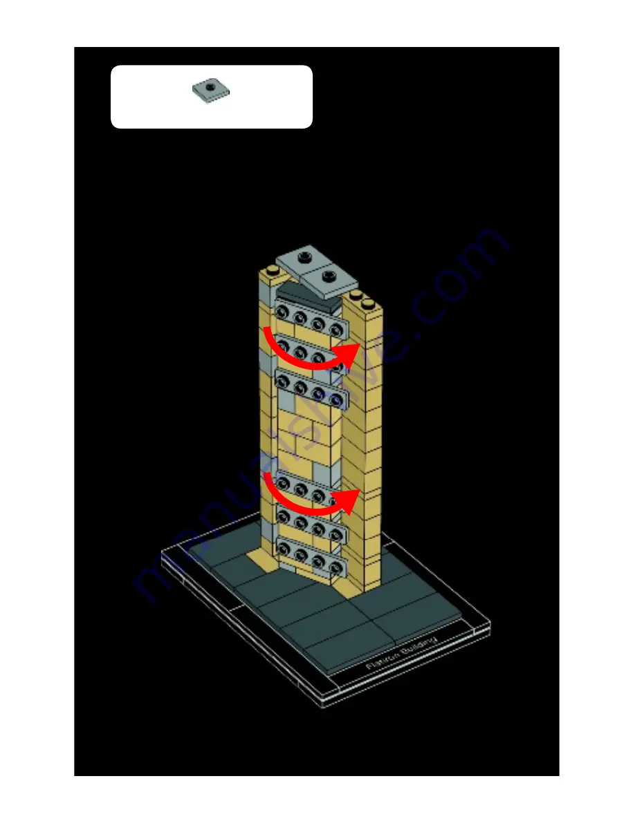 LEGO Architecture Flatiron Building 21023 Building Instructions Download Page 67