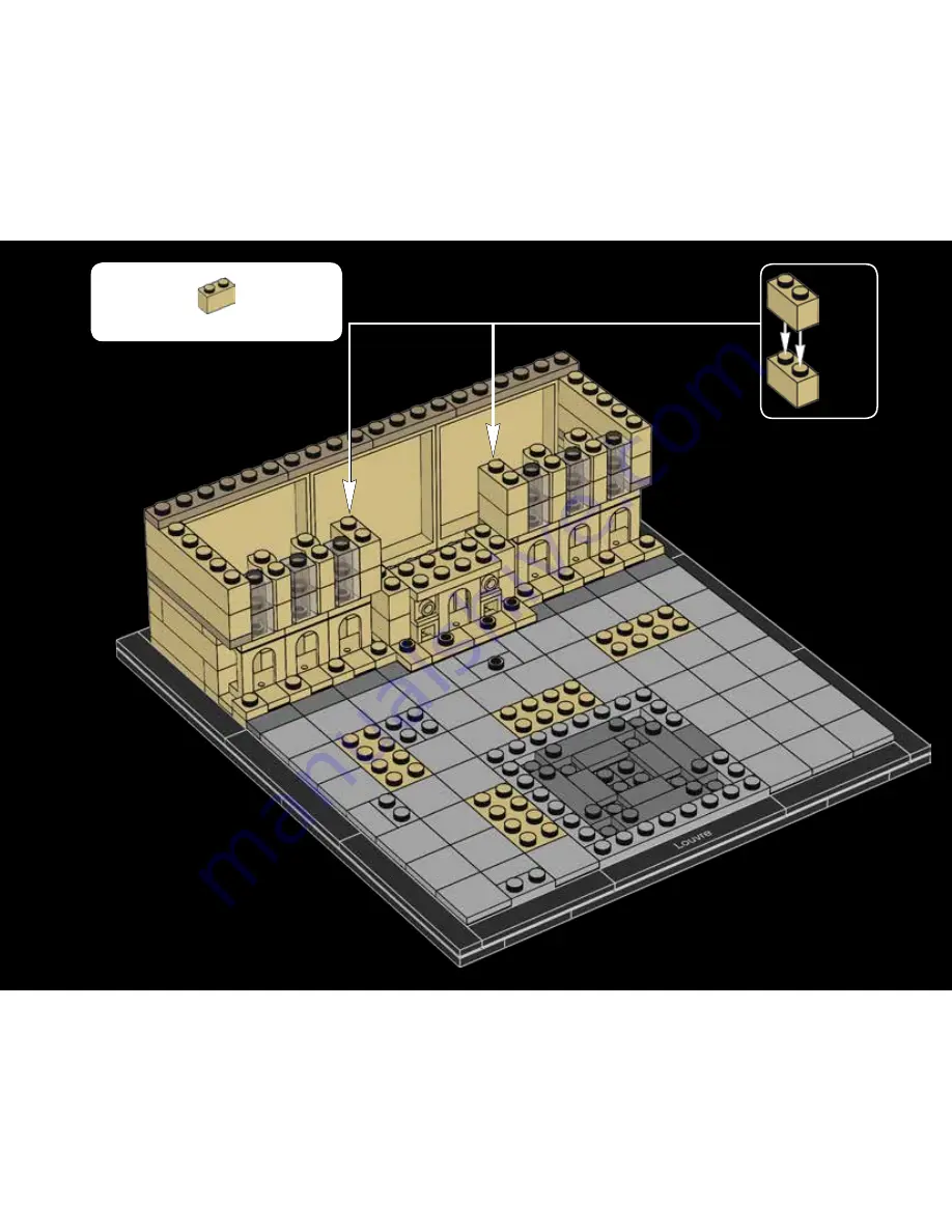 LEGO Architecture Louvre 21024 Скачать руководство пользователя страница 61