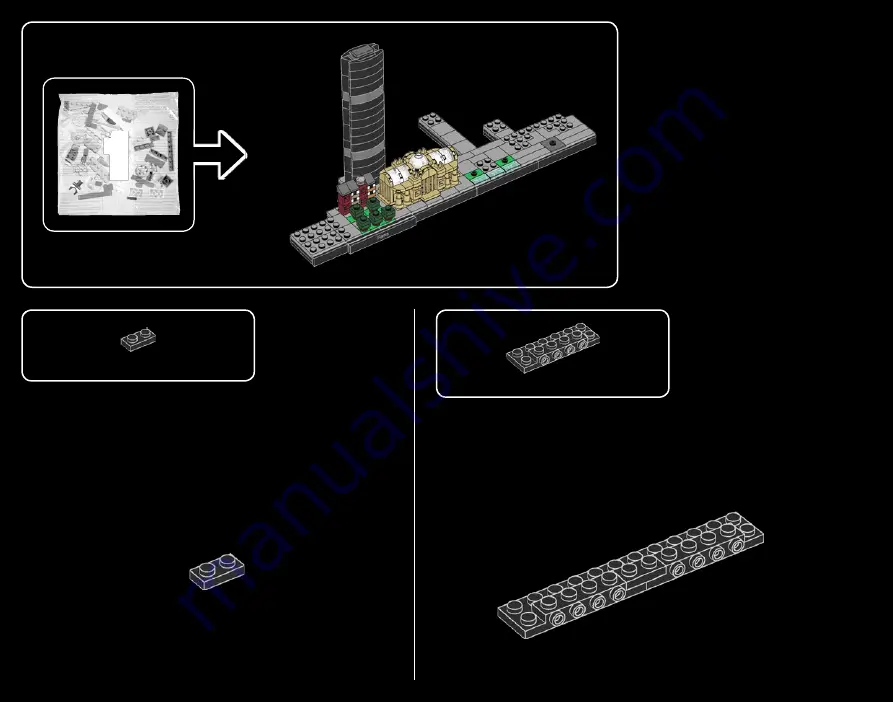 LEGO Architecture Paris 21044 Manual Download Page 12