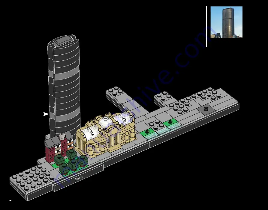 LEGO Architecture Paris 21044 Скачать руководство пользователя страница 58