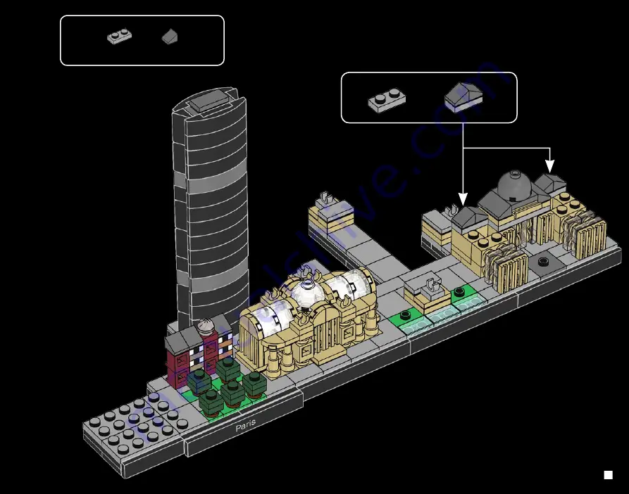 LEGO Architecture Paris 21044 Скачать руководство пользователя страница 71