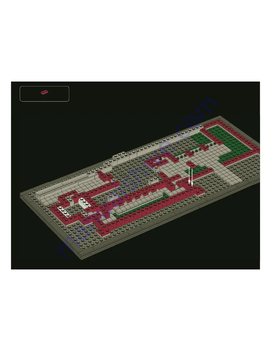 LEGO Architecture Robie House Building Instructions Download Page 69