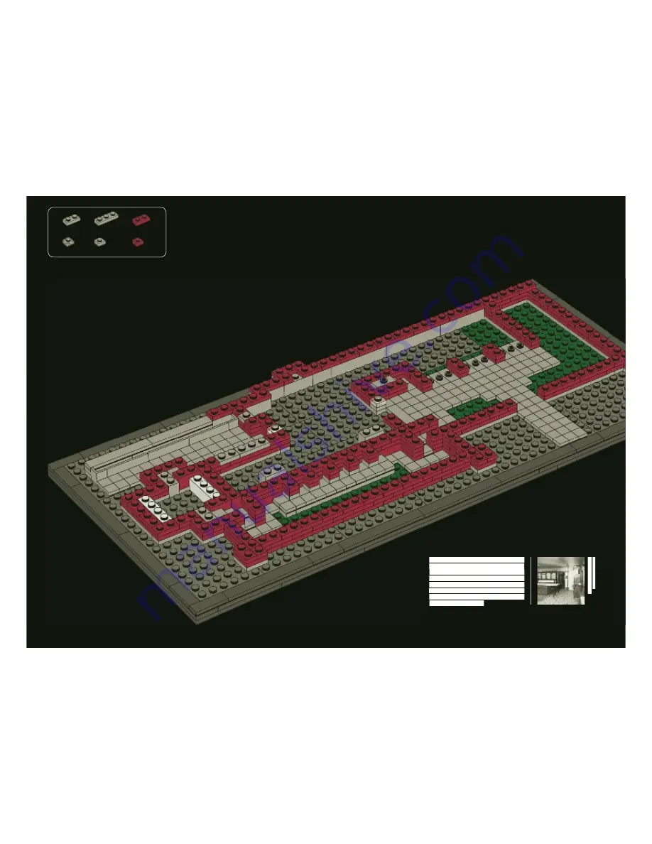 LEGO Architecture Robie House Скачать руководство пользователя страница 77