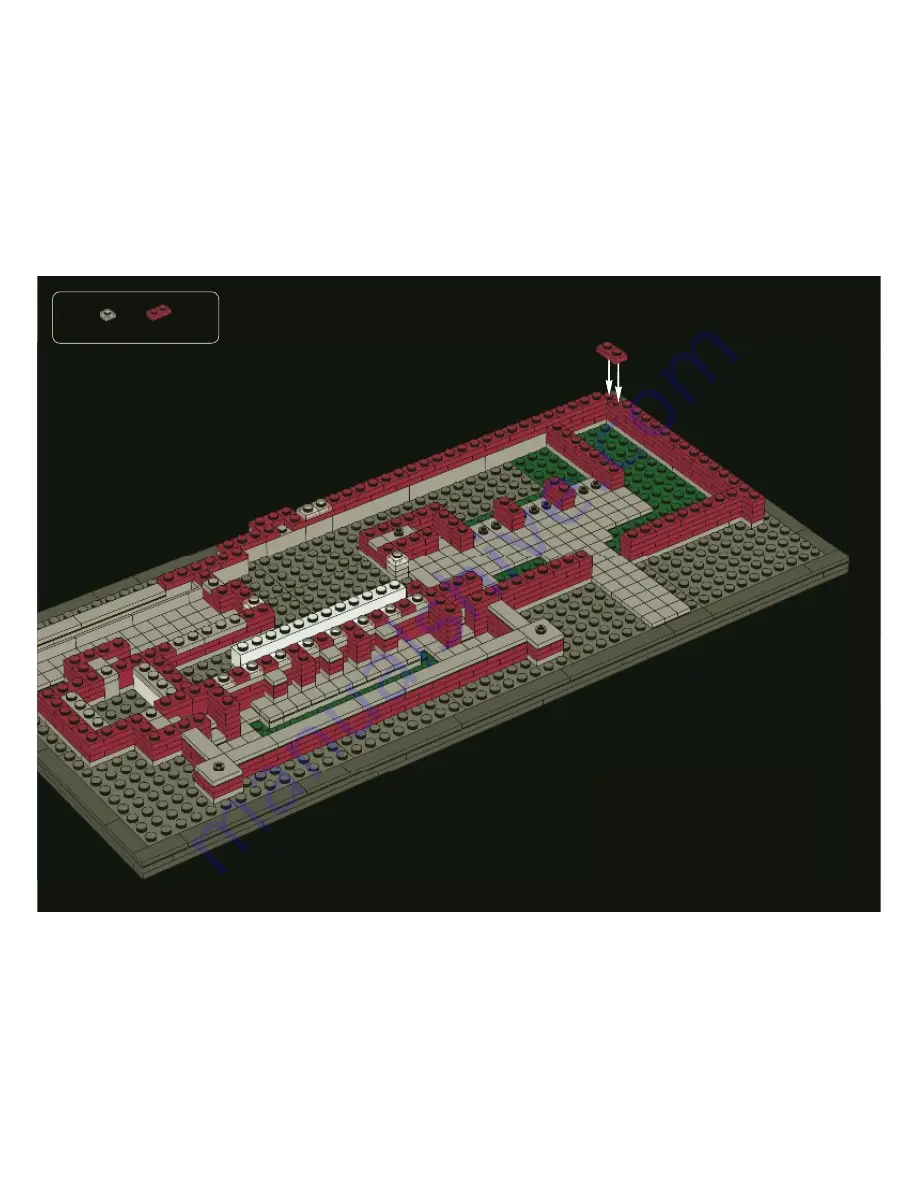 LEGO Architecture Robie House Building Instructions Download Page 88