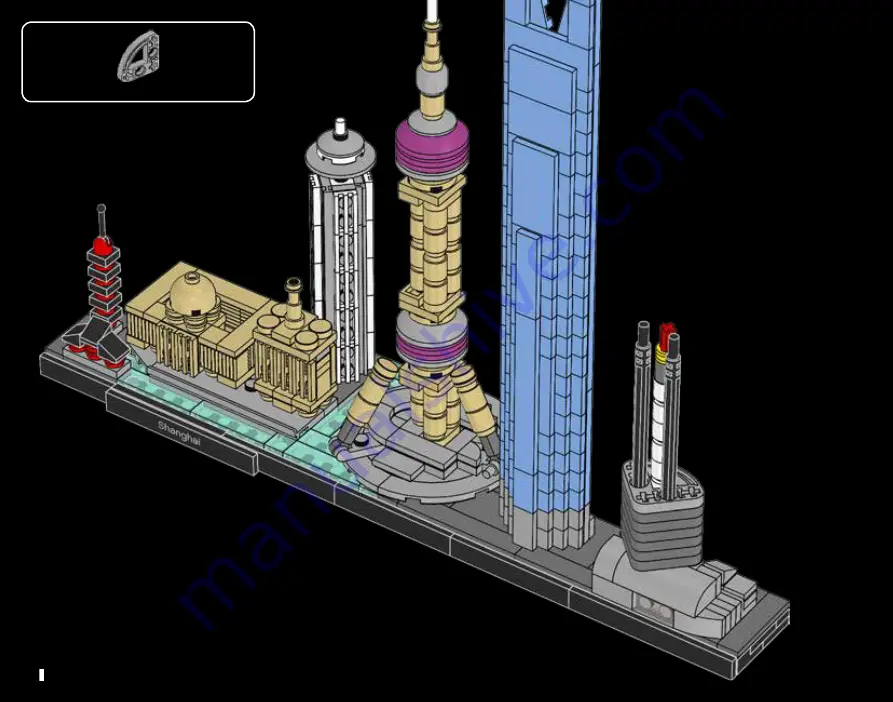 LEGO Architecture Shanghai Скачать руководство пользователя страница 136