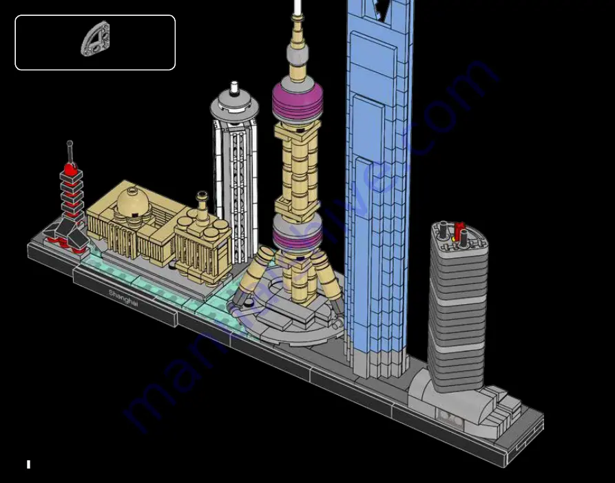 LEGO Architecture Shanghai Скачать руководство пользователя страница 140