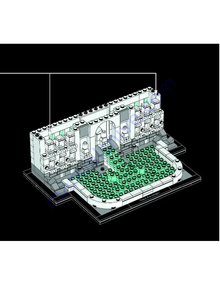 LEGO Architecture Trevi Fountain Скачать руководство пользователя страница 93