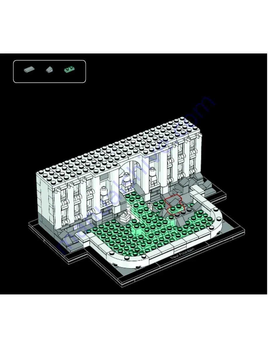 LEGO Architecture Trevi Fountain Скачать руководство пользователя страница 105