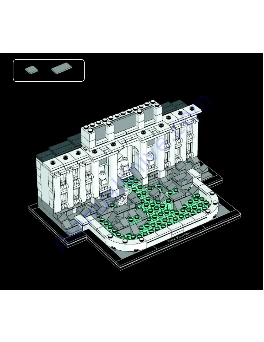 LEGO Architecture Trevi Fountain Скачать руководство пользователя страница 129