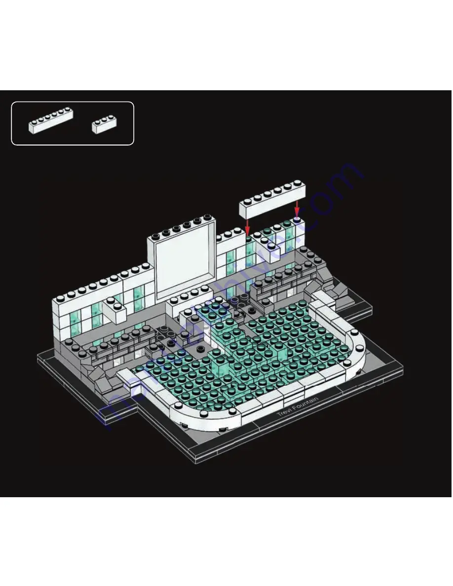 LEGO ARCHITECTURE TREVIFOUNTAIN Скачать руководство пользователя страница 66