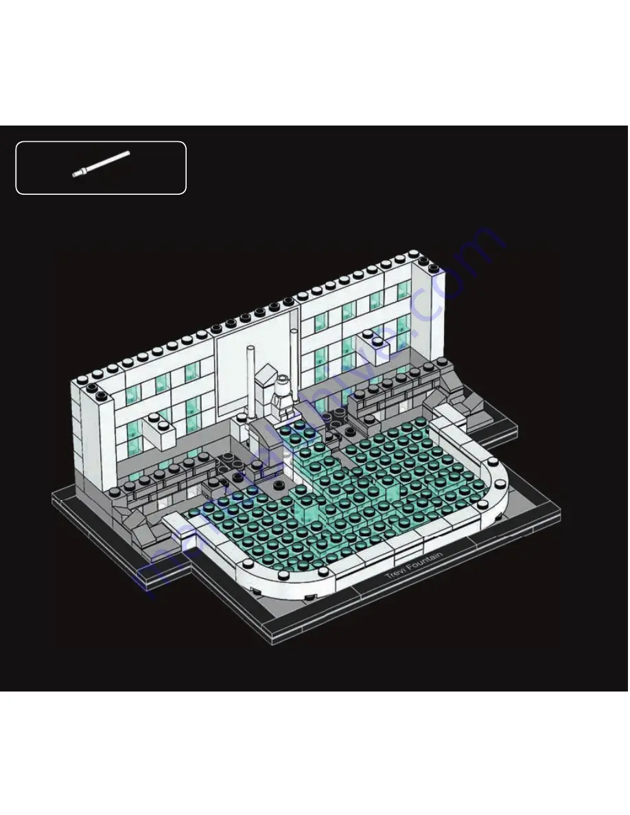 LEGO ARCHITECTURE TREVIFOUNTAIN Скачать руководство пользователя страница 72