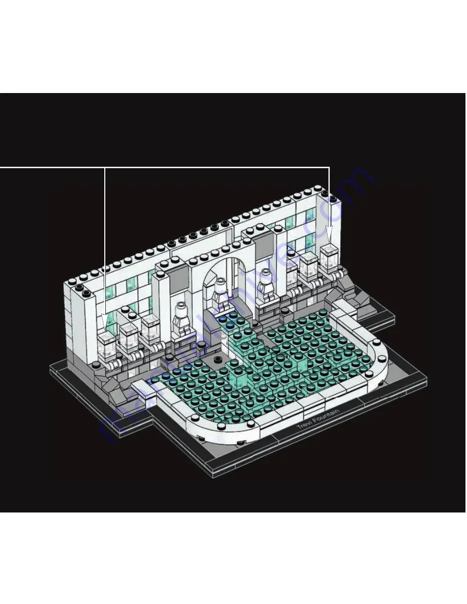 LEGO ARCHITECTURE TREVIFOUNTAIN Instructions Manual Download Page 79