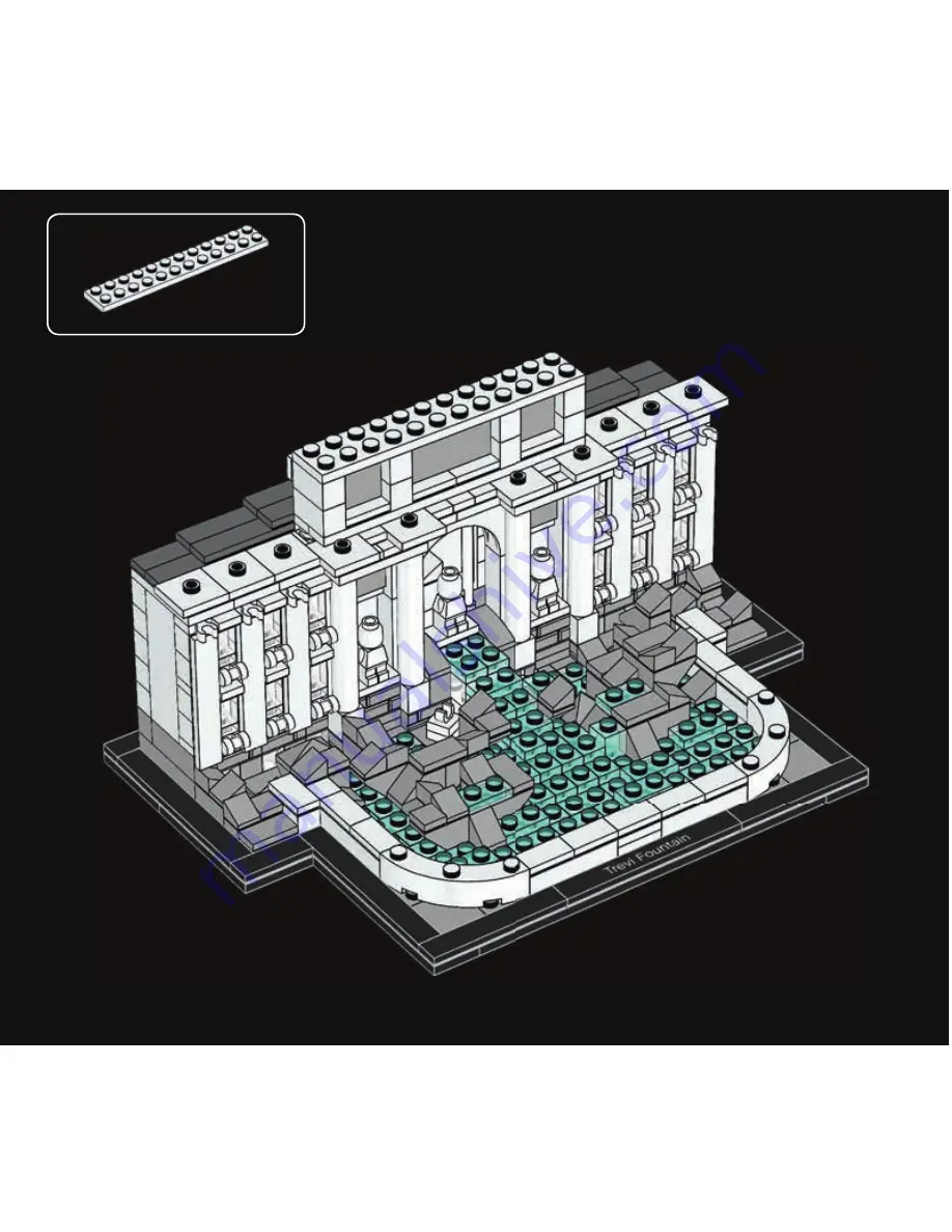 LEGO ARCHITECTURE TREVIFOUNTAIN Скачать руководство пользователя страница 121