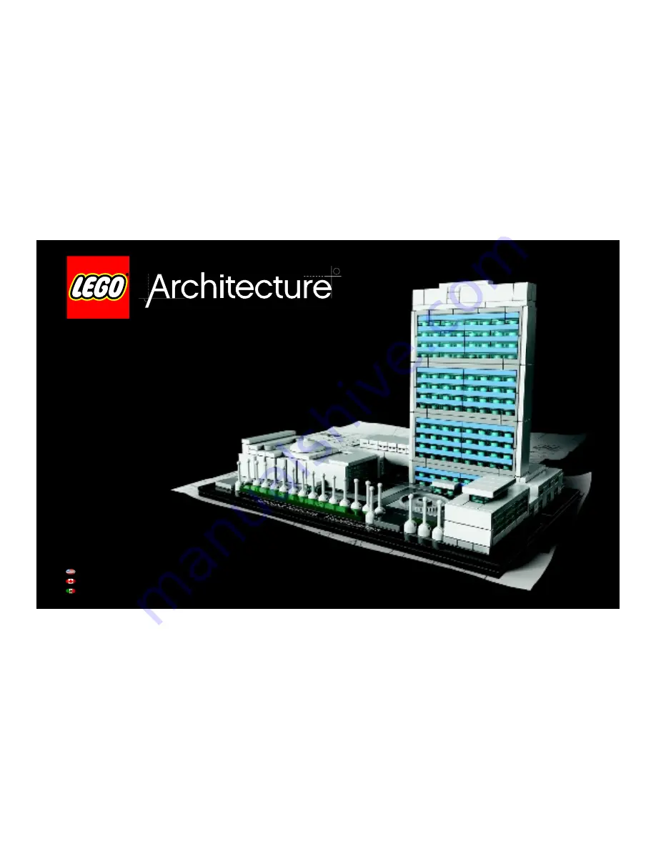 LEGO Architecture United Nations Headquarters Building Instructions Download Page 1