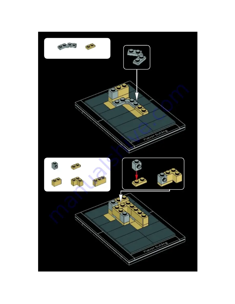 LEGO Architecture Assembly Manual Download Page 14