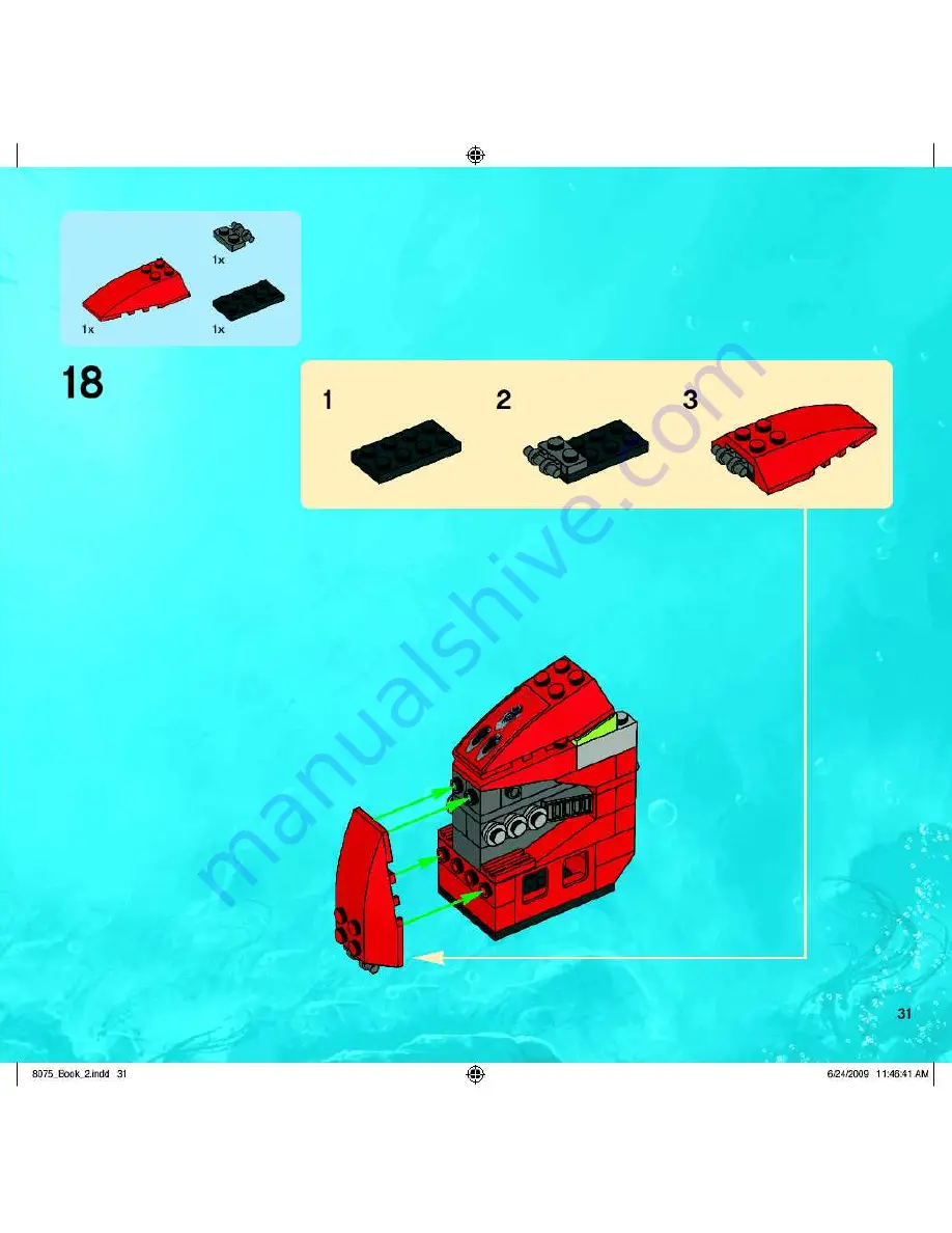 LEGO Atlantis 8075 Скачать руководство пользователя страница 31