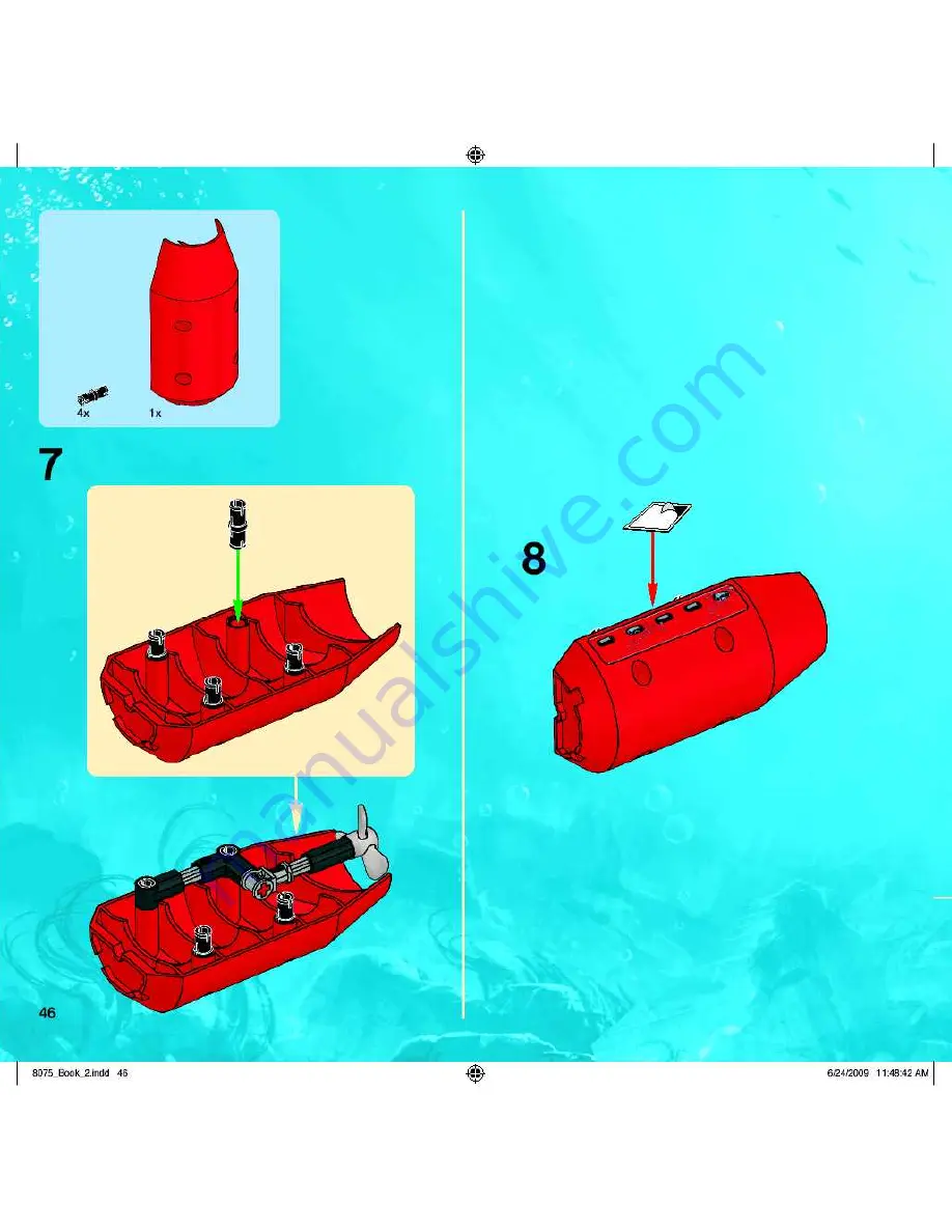LEGO Atlantis 8075 Скачать руководство пользователя страница 46