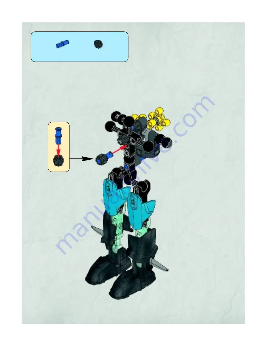 LEGO BIONICLE 70786 Building Instructions Download Page 12