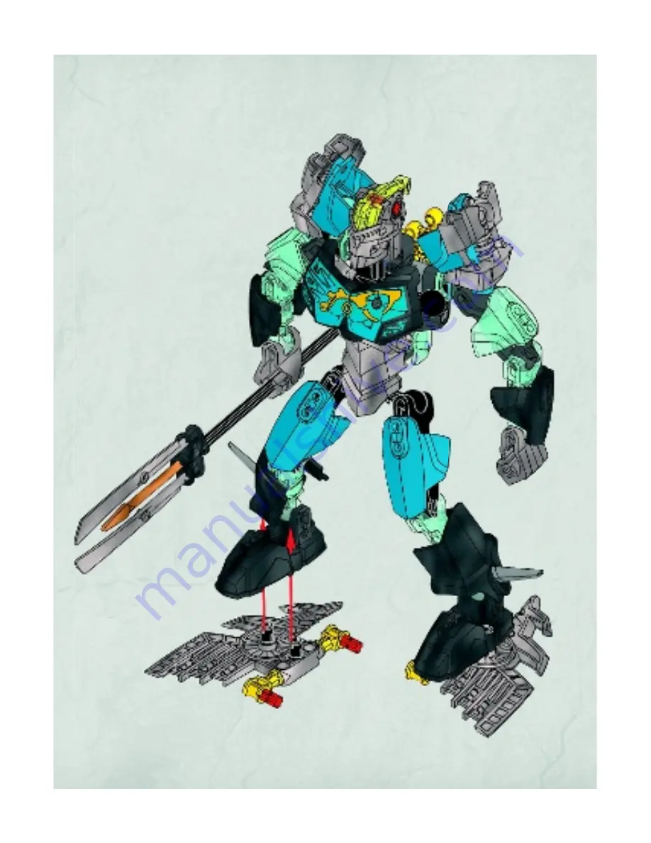 LEGO BIONICLE 70786 Building Instructions Download Page 24