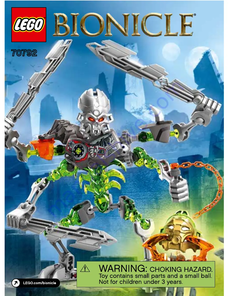 LEGO Bionicle 70791 Assembly Manual Download Page 1