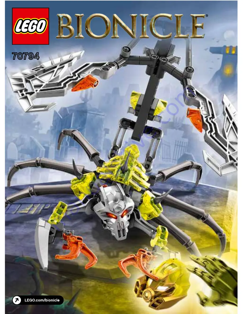 LEGO Bionicle 70794 Assembly Manual Download Page 1