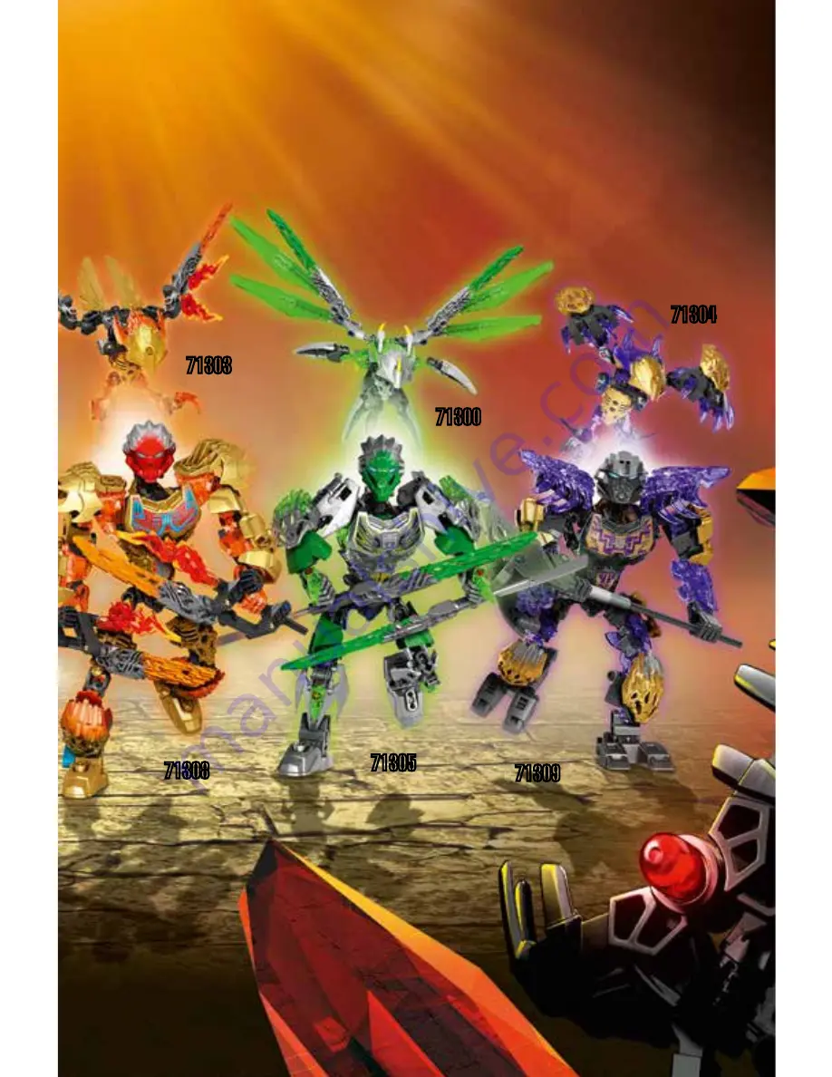 LEGO Bionicle 71310 Скачать руководство пользователя страница 43