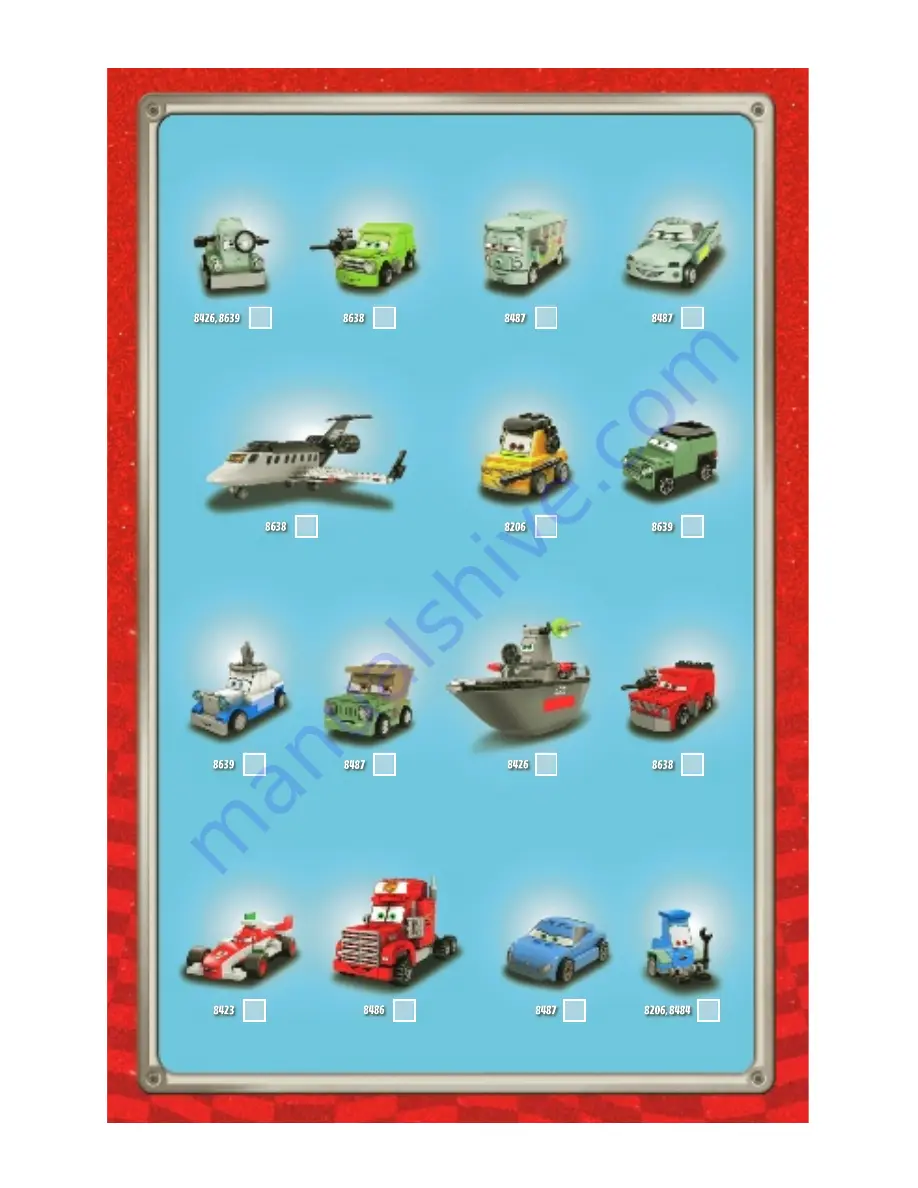 LEGO Cars 2 8424 Скачать руководство пользователя страница 45