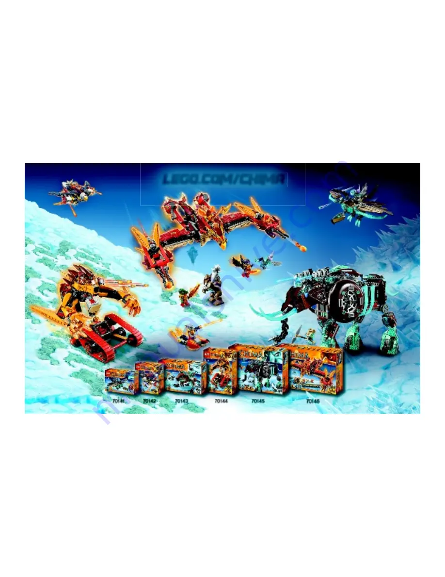 LEGO CHIMA 70141 Скачать руководство пользователя страница 73