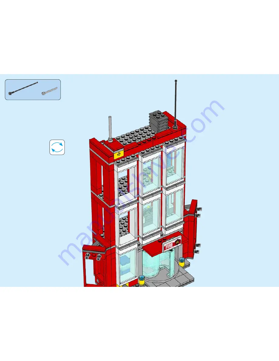 LEGO City 60108 Building Instructions Download Page 74