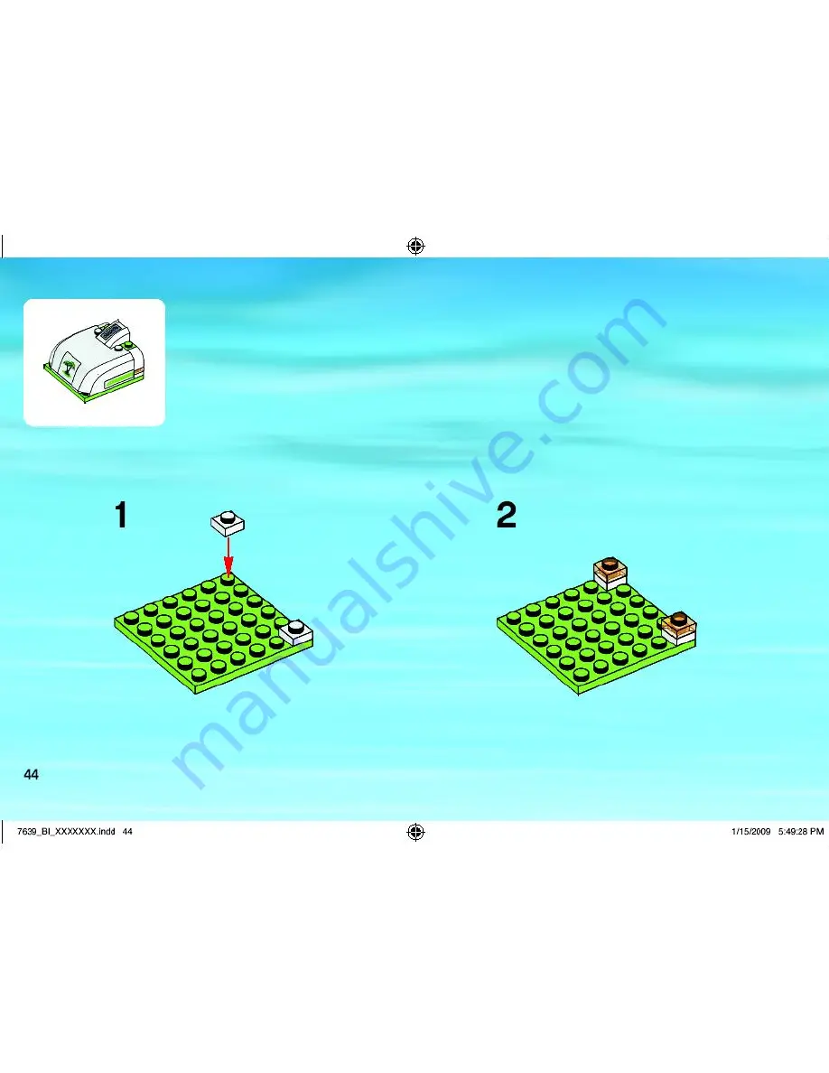 LEGO City 7639 Building Instructions Download Page 44