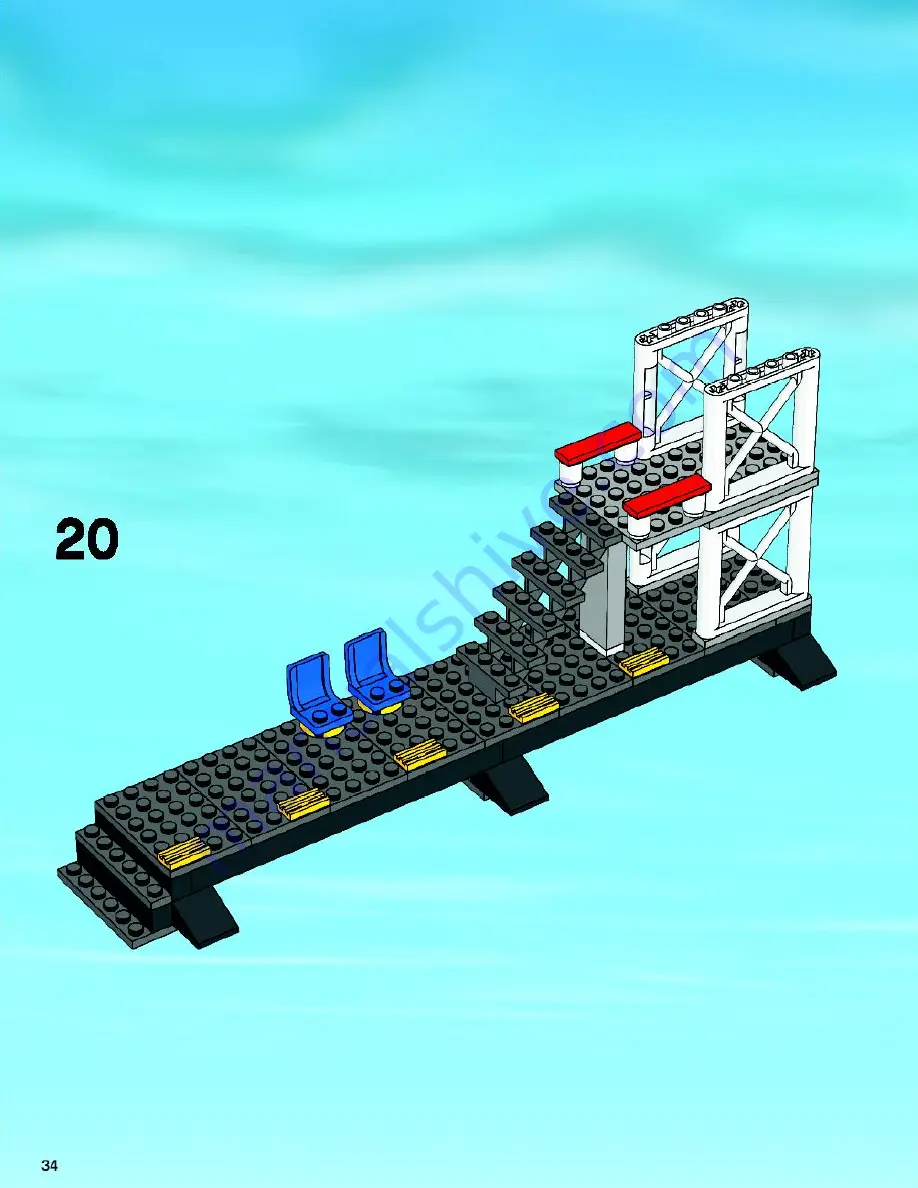 LEGO City 7937 Assembly Manual Download Page 34