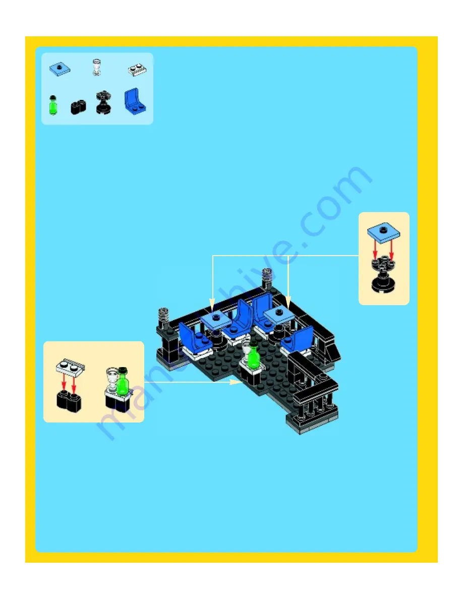 LEGO creator 10243 Building Instructions Download Page 6