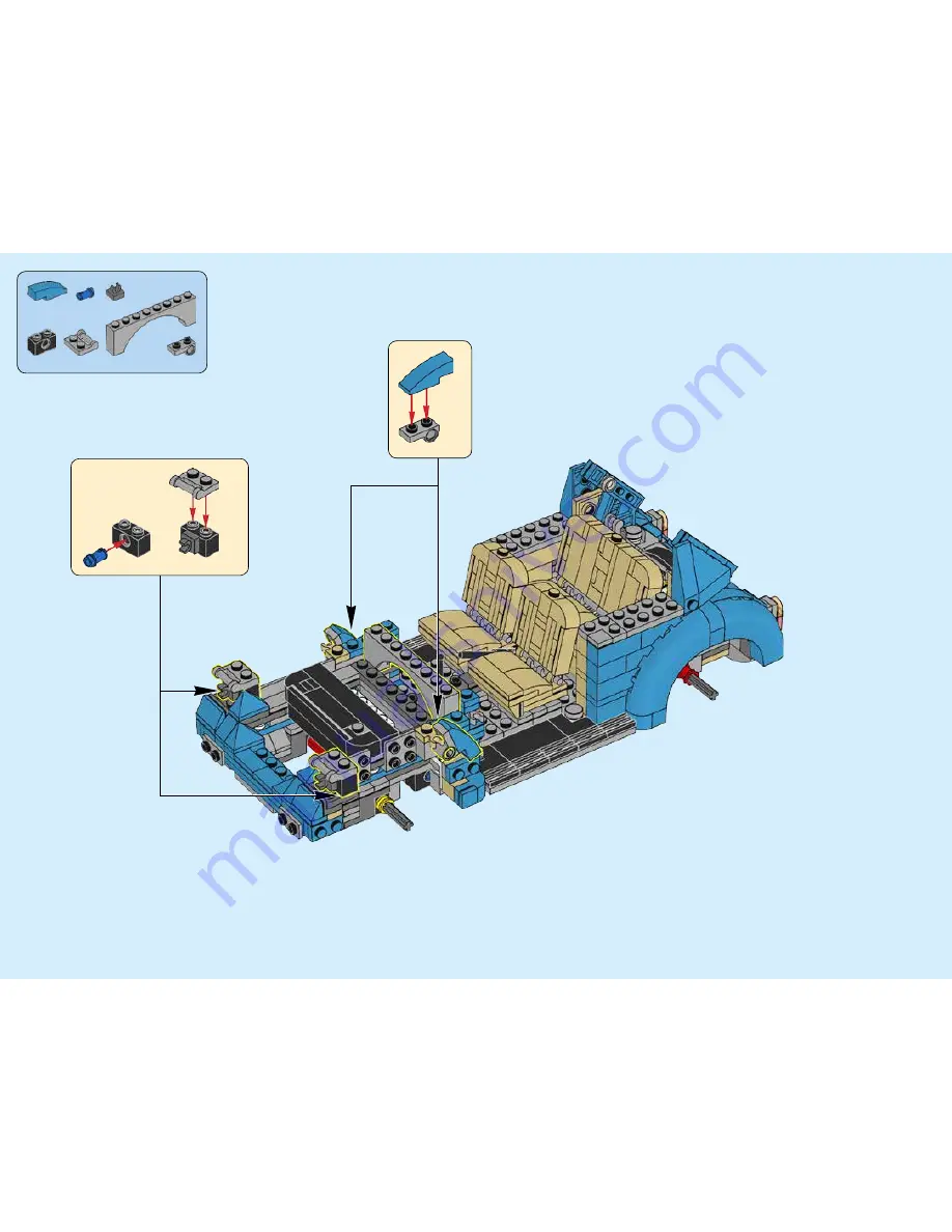 LEGO CREATOR 10252 Скачать руководство пользователя страница 68