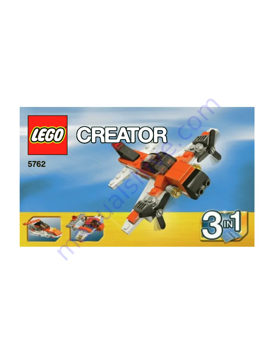 LEGO Creator 5762 Building Instructions Download Page 1