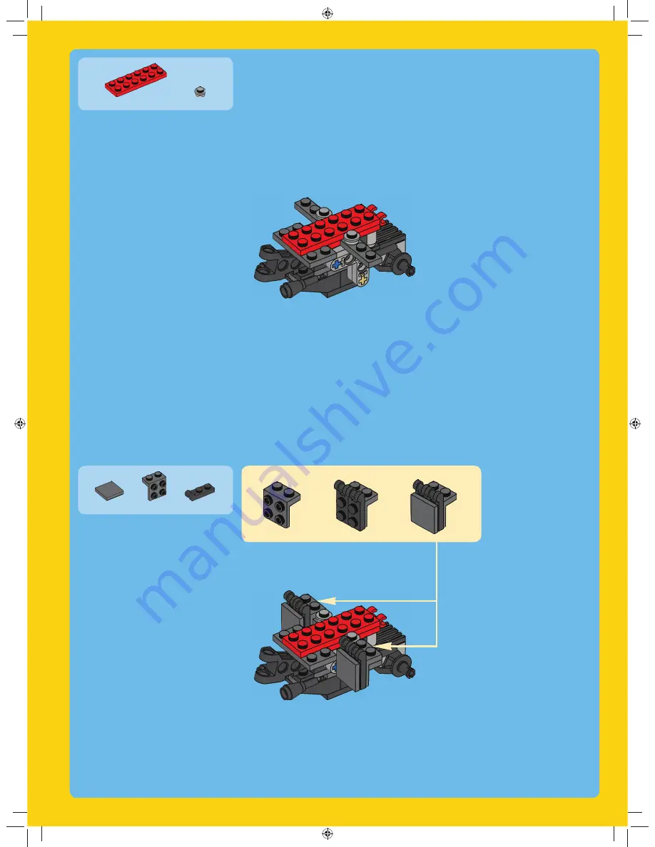 LEGO CREATOR 5893 Building Instructions Download Page 9