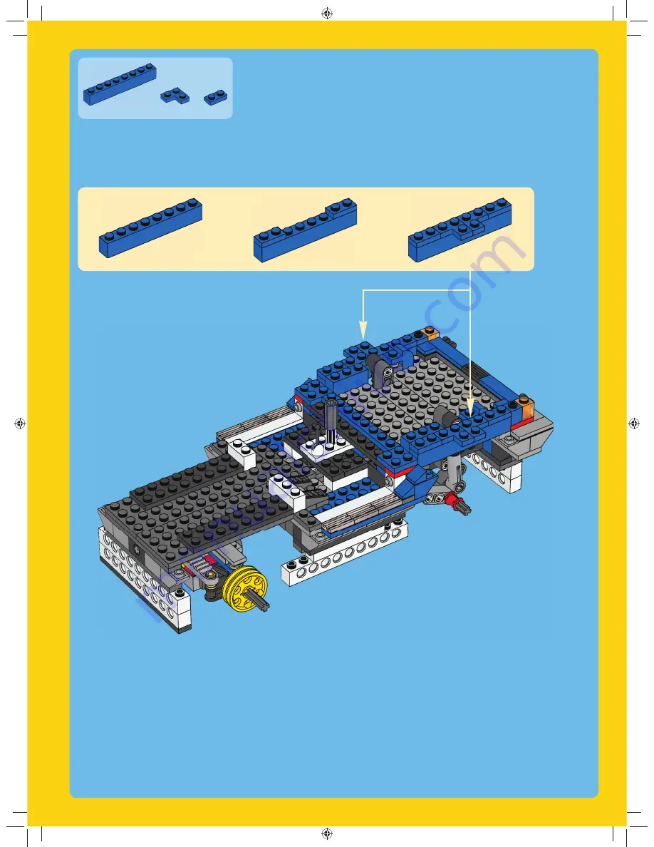 LEGO CREATOR 5893 Building Instructions Download Page 55