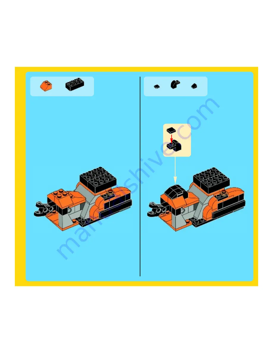 LEGO Creator 7291 Assembly Manual Download Page 49