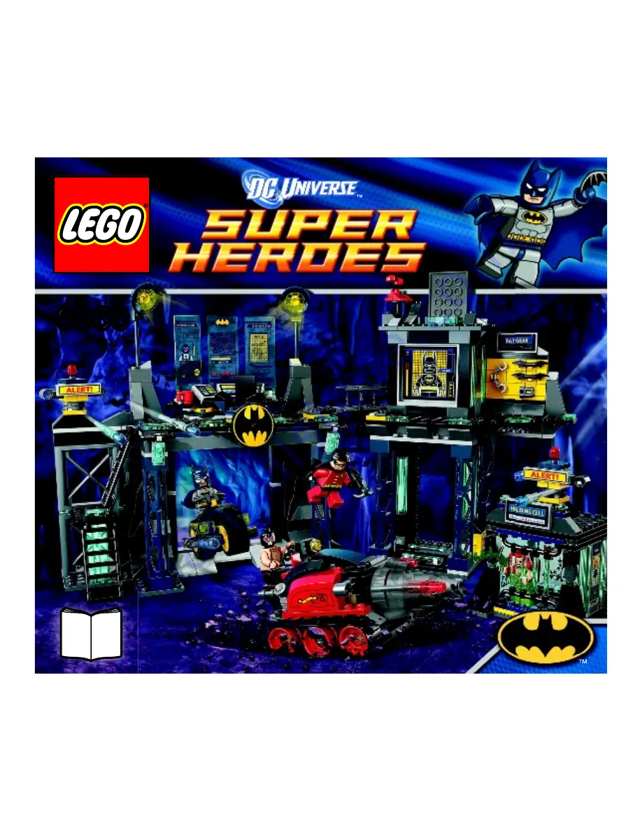 LEGO dc universe super heroes 6860 Building Instructions Download Page 1