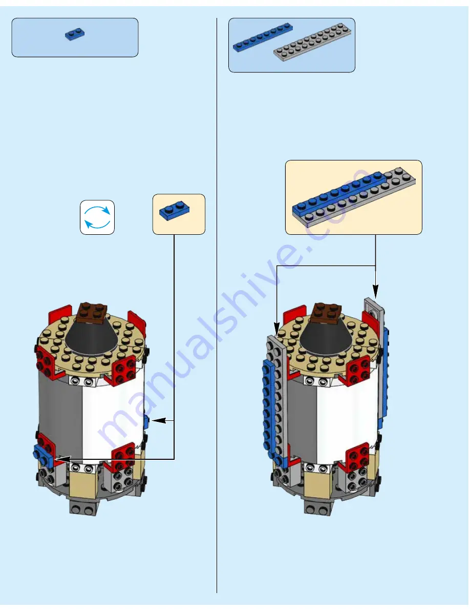 LEGO NASA APOLLO SATURN V 21309 Building Instructions Download Page 34