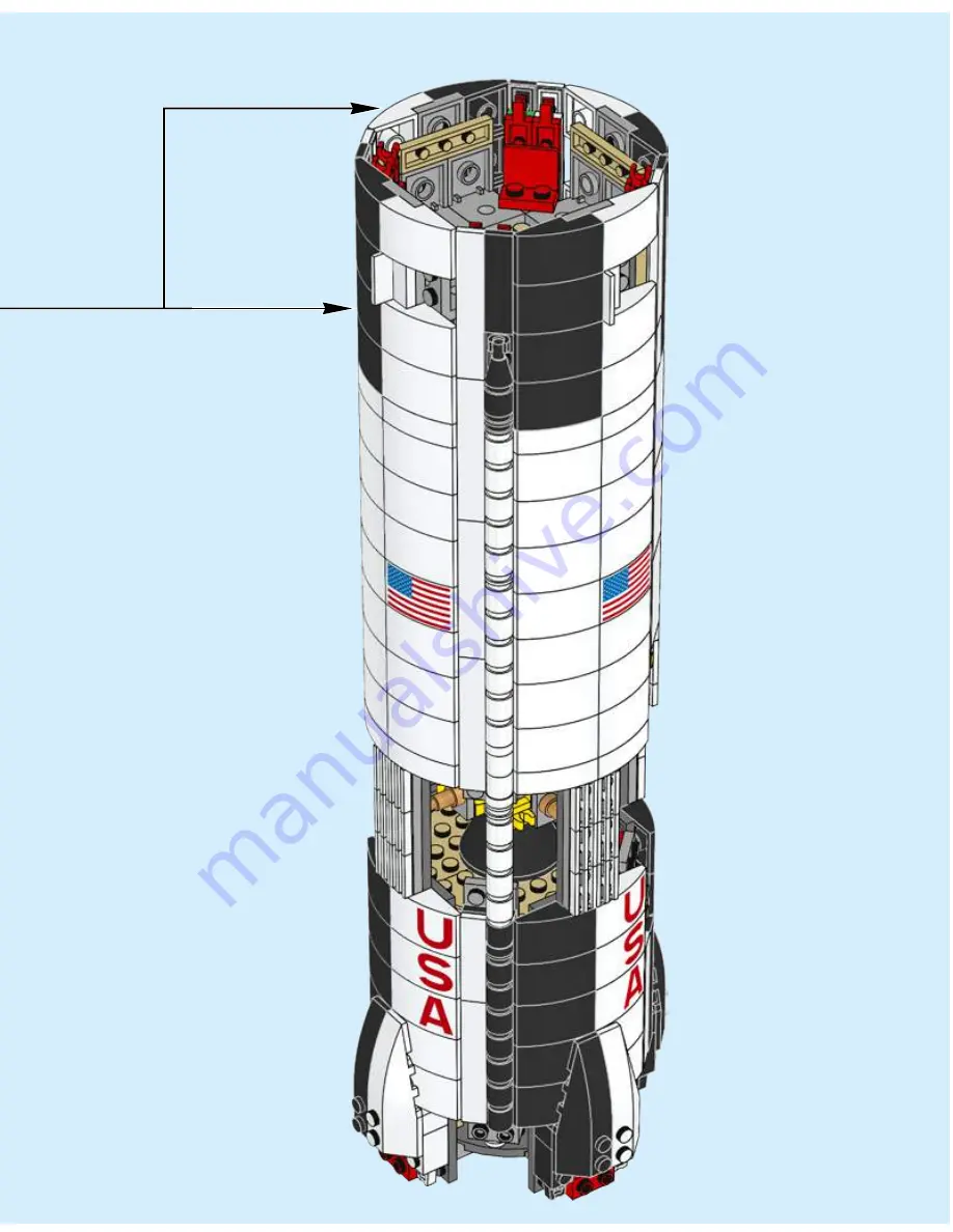 LEGO NASA APOLLO SATURN V 21309 Скачать руководство пользователя страница 77