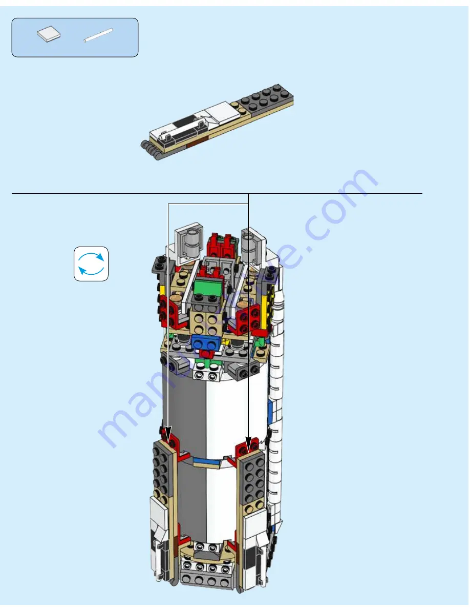 LEGO NASA APOLLO SATURN V 21309 Скачать руководство пользователя страница 136