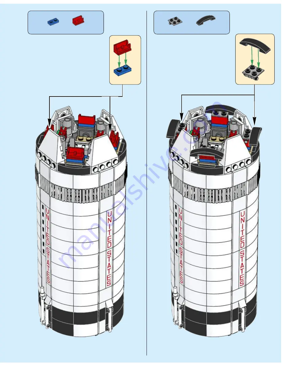 LEGO NASA APOLLO SATURN V 21309 Скачать руководство пользователя страница 149