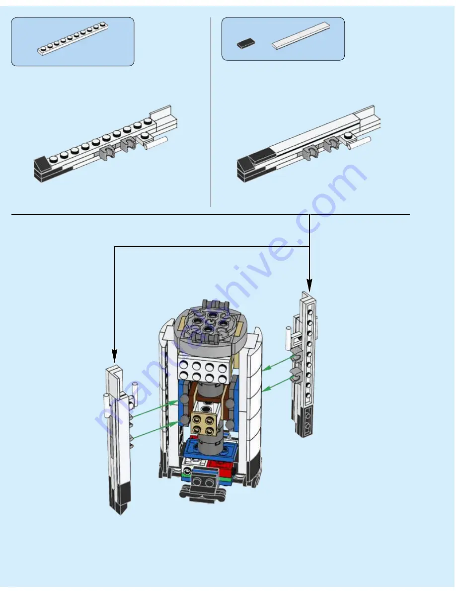 LEGO NASA APOLLO SATURN V 21309 Building Instructions Download Page 164