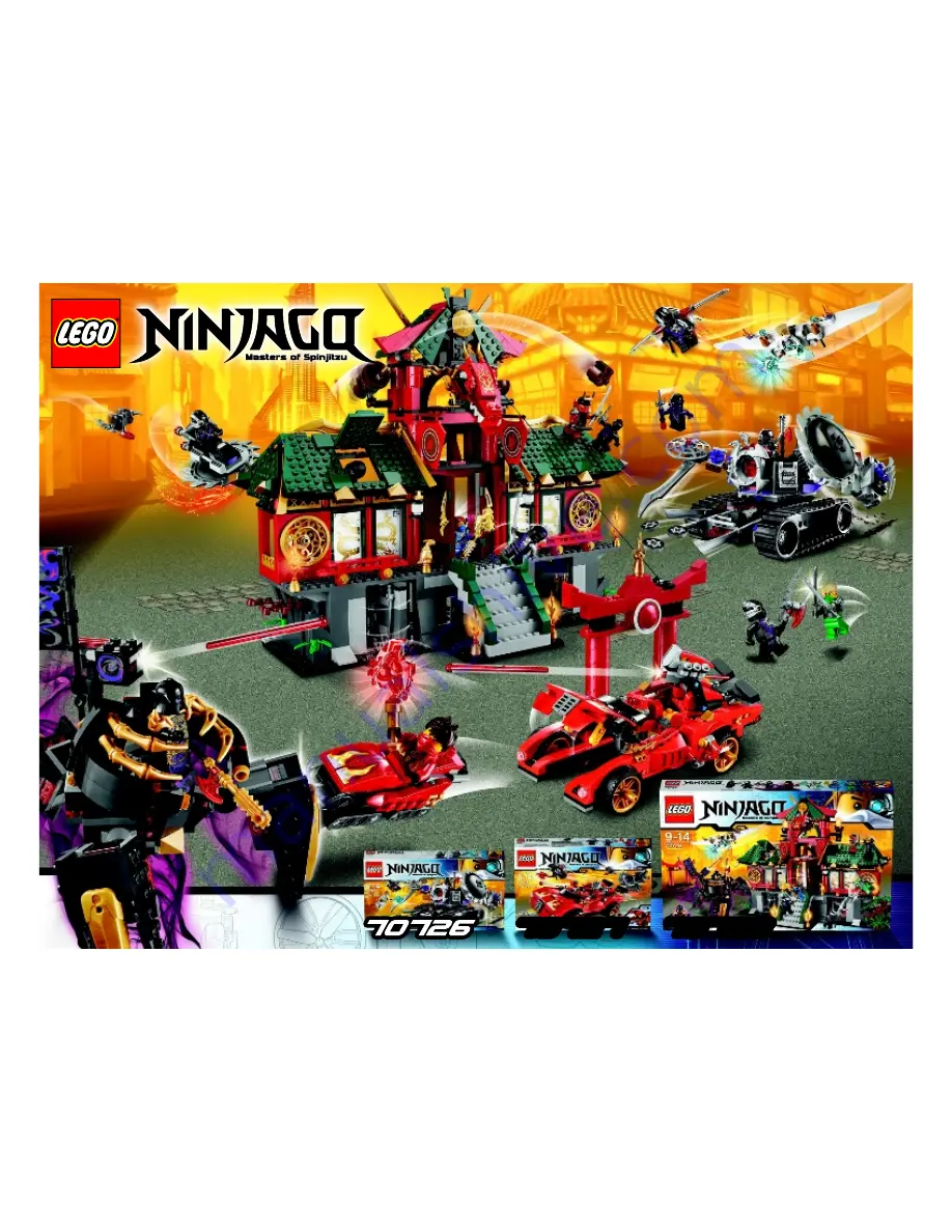 LEGO ninjaga 70728/3 Скачать руководство пользователя страница 80